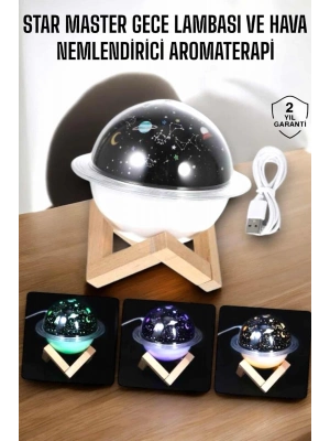 ® Aromaterapi Hava Nemlendirici Masa ve Gece Lambası