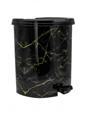 Asude 4 No Desenli Pedallı Çöp Kovası Royaleks-ASD189