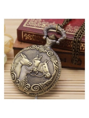 At Büstü Köstekli Saat Model 1