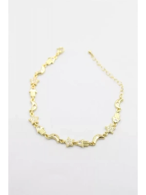 Ay Yıldız Bileklik - Altın