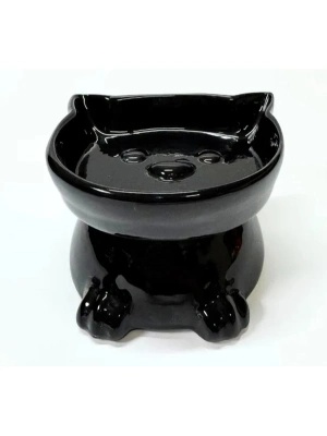 Ayaklı Kulaklı Seramik Mama Kabı