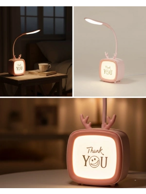 ® Ayarlanabilir LED Masa Lambası Şarjlı Modern Aydınlatma