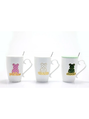 Ayıcık Tasarımlı Porselen Kupa Bardak