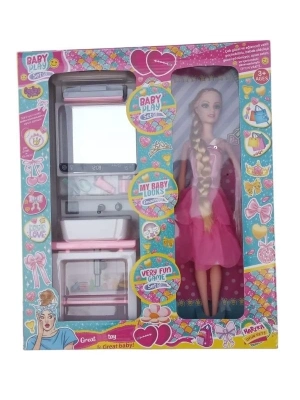 AYNALI LAVABO SETI BEBEKLI