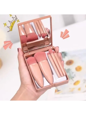 Aynalı Makyaj Fırçası Seti