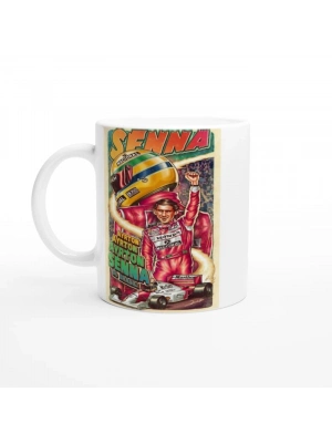 Ayrton Senna Efsanesi Retro Kupa Bardak