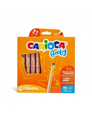 ®  Baby 3 in 1 Jumbo Ahşap Gövdeli Boya Kalemi 10lu