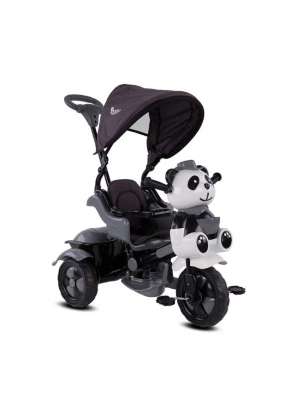 Babyhope 127A Little Panda 3 Tekerli Kontrollü Bisiklet (Pedli) Gri
