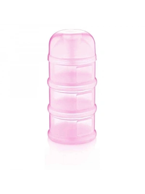 BabyJem Katlı Toz Mama Kabı 545 Pembe