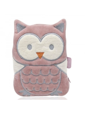 BabyJem Kiraz Çekirdekli Baykuş Kadife Gaz Yastığı 366 Gül Kurusu