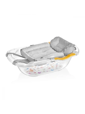 BabyJem Köpüklü Bebek Banyo Küvet Filesi 164 Gri