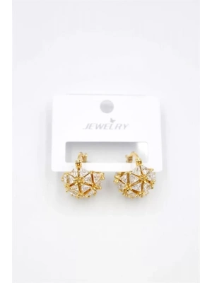 Baget Çanta Küpe - Altın