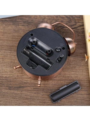 Bakır Metal Alarmlı Masa Saati