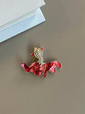 Balık Broş - Kırmızı