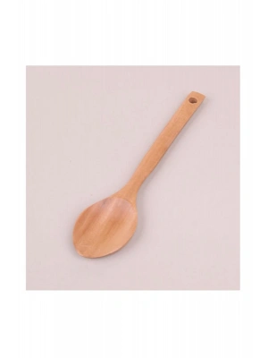Balsa BLS-029A Ahşap Yemek Servis Kaşığı 28 cm mudanis