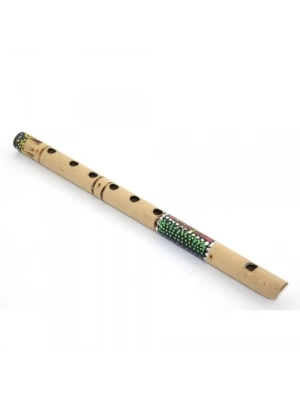Bambu Batikli Flüt 30 Cm
