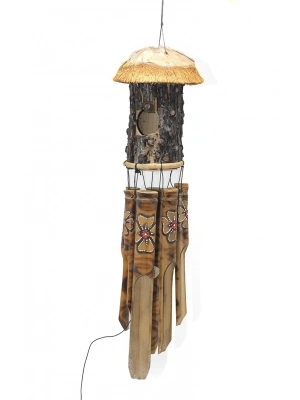 Bambu Kuş Yuvalı Rüzgar Çanı Repot-1