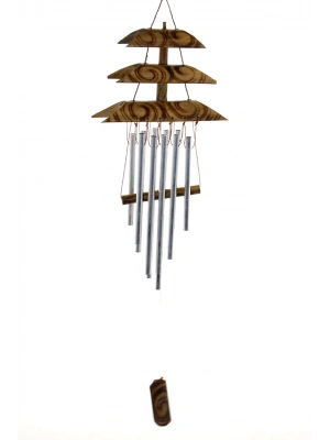 Bambu Metal Çanlı Rüzgar Çanı