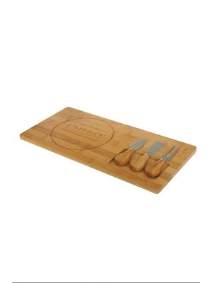 Bambu Peynir Sunum Tepsi Seti Royaleks-PS3819