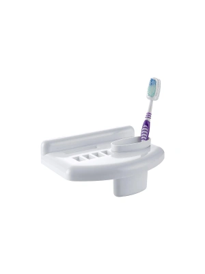 ®  Banyo Diş Macunu Diş Fırçası Tutacağı Bardağı Fırçalık Stand