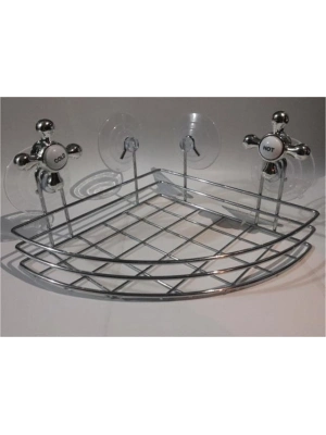 Banyo Organizeri - Çok Amaçlı Köşe Organizer Vantuzlu