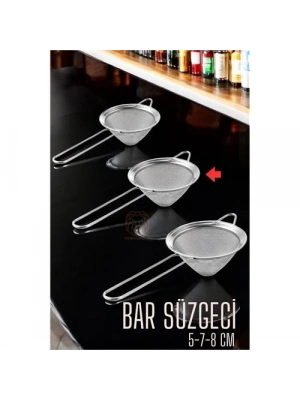 Bar Süzgeci Bar Strainer 3 Boy Set 5 7 8 cm