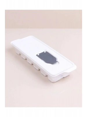 Bas Parmak Silikon Buz Kalıbı 12 Bölmeli Buz Kalıbı Silikon Buzluk