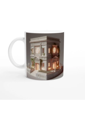 Başak Burcu Baskılı Kahve Kupası - Burçlar Krallığı Şatosu Vs1