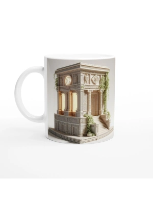 Başak Burcu Baskılı Kahve Kupası - Burçlar Krallığı Şatosu Vs3