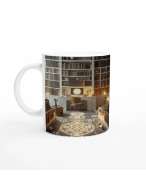 Başak Burcu Baskılı Kahve Kupası - Zodyak Kütüpanesi Vs2