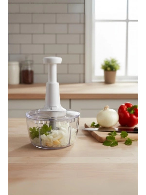 Basmali El Rondosu Sebze Meyve Doğrayıcı 2,5 Lt 2 Parça