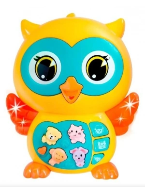 Baykuş Eğitici Bebek Piyanosu - Sarı