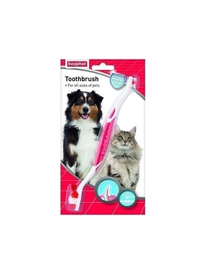 Beaphar İki Uçlu Köpek Diş Fırçası 22 Cm