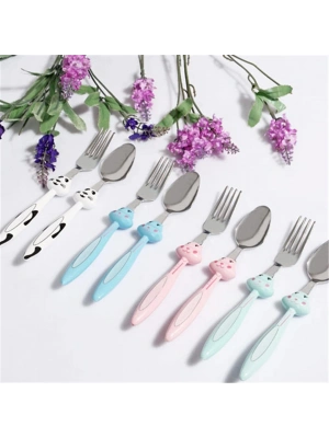 Bebek Çatal Kaşık Seti - 18 Cm