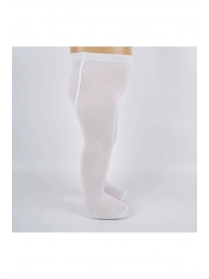 Bebek Pamuklu Külotlu Çorap Beyaz
