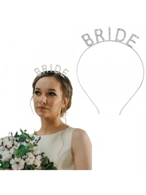 Bekarlığa Veda Bride Tacı Gümüş Renk