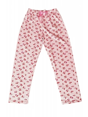 Beli Lastikli Mevsimlik Viskon Penye Pantolon Pembe