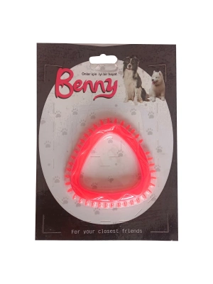 Benny Köpek Oyuncağı Üçgen 8 x 8.5 cm Kırmızı
