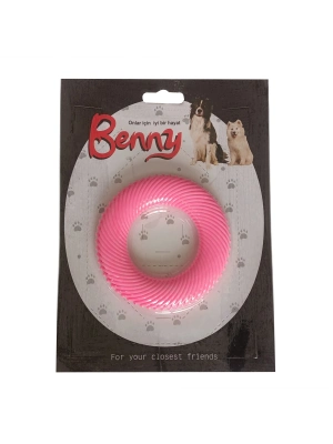 Benny Köpek Oyuncağı Yuvarlak 9,5 cm Pembe