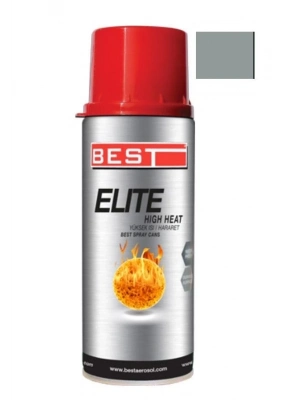 Best Elite Gümüş 600 C Isıya Dayanıklı Sprey Boya 400 ml