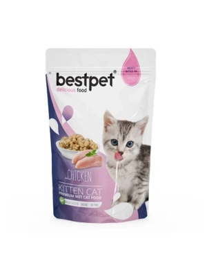 BestPet Kitten Jelly Pouch Yavru Kedi Maması 1 Adet 85 Gr
