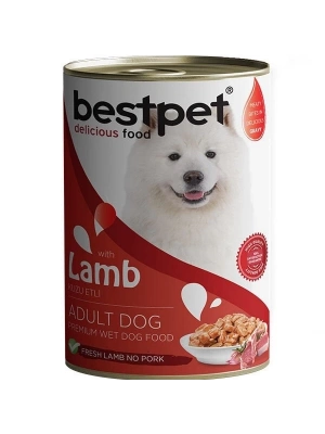 Bestpet Kuzulu Gravy Yetişkin Köpek Konservesi 1 Adet 400 Gr