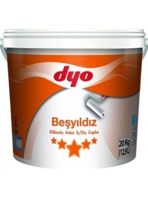 ®  Beşyıldız Silikonlu İç Dış Astar 20 Kg Beyaz