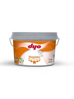 ®  Beşyıldız Silikonlu İç Dış Astar 3,5 Kg Beyaz