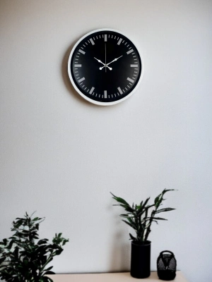 ® Beyaz 36 Cm Modern Duvar Saati