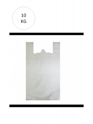 Beyaz Atlet Poşet Mini Boy 20x34 cm Takriben 2.350 Adet 10 Kg