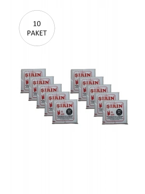 Beyaz Kalın Atlet Poşet Orta Boy 28x50 Cm 1 Kg 10 Paket (Takriben 750 Adet)