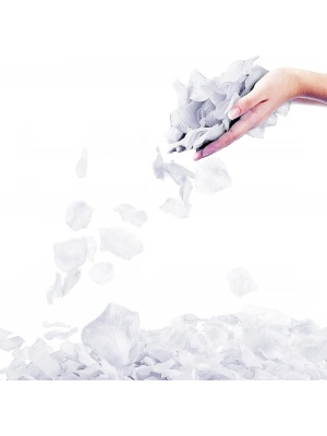 Beyaz Renk Gül Yaprağı - 5 Paket 500 Adet