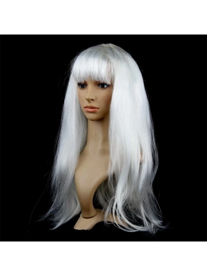 Beyaz Renk Peruk Saç