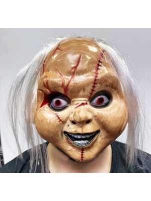 Beyaz Saçlı Chucky Maskesi